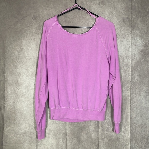 PINK Victoria’s Secret 2012 Purple Slouchy Crew Sweater | Size XS - Picture 5 of 10